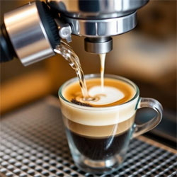 A slow-motion a perfect latte pour – Business Horizon